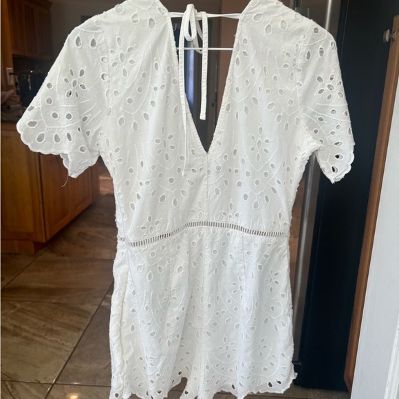 White Eyelet Lace jumper - Picture 1 of 7